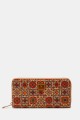 KJ22076 Synthetic printed Cork wallet