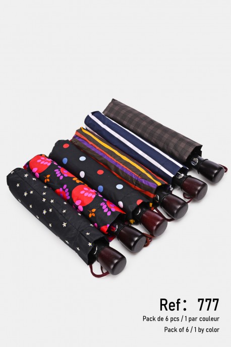 Auto opening folding umbrella pattern - 777-VV-T2
