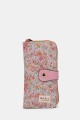 BG4243 Porte-carte / Porte-monnaie motif fleurs liberty