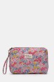 BG6582 Pochette Trousse de rangement Textile Matelassé Motif fleurs liberty