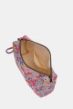 BG6582 Pochette Trousse de rangement Textile Matelassé Motif fleurs liberty