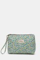 BG6582 Pochette Trousse de rangement Textile Matelassé Motif fleurs liberty