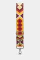 A40-RS-AG Bandoulière à motif réglable avec mousquetons argenté