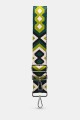 A40-RS-AG Bandoulière à motif réglable avec mousquetons argenté