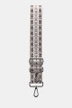 A40-RS-AG-052 Adjustable patterned shoulder strap with silver carabiners