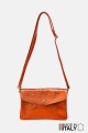 Sac pochette bandoulière en cuir métallisé ZE-9010-MT