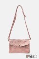 Sac pochette bandoulière en cuir métallisé ZE-9010-MT