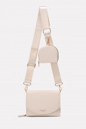KJ7240 Sac pochette bandoulière synthétique avec rabat