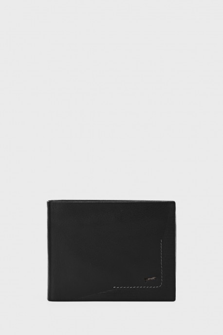 PF827-1 JAGUAR Leather wallet : colour:Black