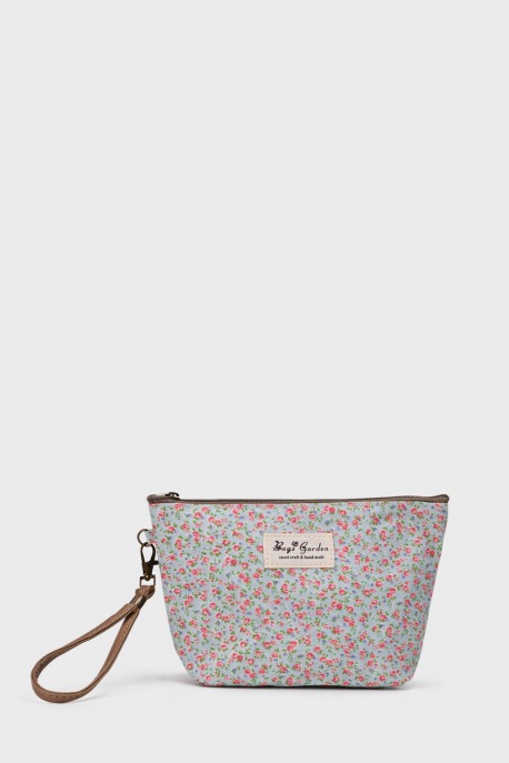 BG-6464 Pochette trousse maquillage fleurs liberty : couleur:D