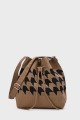 KJ-2425-1 Sac seau en textile style tricot