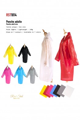 Poncho Adulte Plasitique POE RST1012