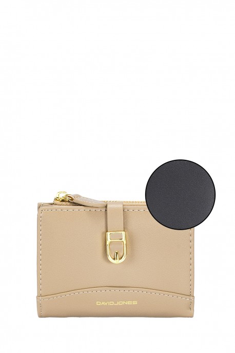 P140B-001 David Jones Synthetic Wallet : colour:Black