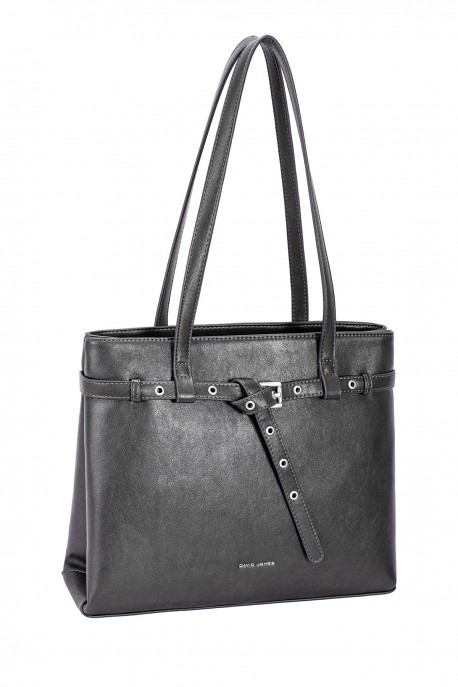 CM7760 David Jones handbag : colour:JET BLACK