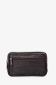 KJ2109 Pochette main ceinture en croûte de cuir