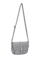 CM7766 David Jones Rounded crossbody bag with flap