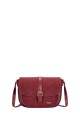 CM7766 David Jones Rounded crossbody bag with flap