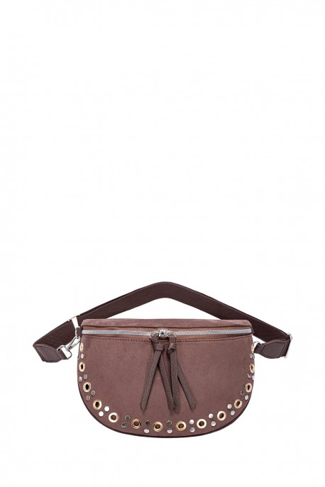 CM7884 David Jones Suede effect fanny pack with studs