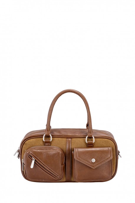 CM7732 David Jones Sac à main : couleur:Brun cacao (COCOA BROWN)