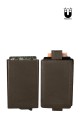 Lupel L683SH Duo magnétique boitier Porte-carte en cuir de vachette avec protection RFID