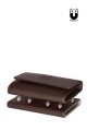 Lupel L684SH Duo Magnetic Leather Case Card Wallet and Keyring with RFID protection