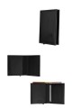 Lupel L688SH Cowhide leather wallet card holder and case with RFID protection