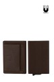 Lupel L693SH Duo Magnetic Case Card Wallet in cowhide with RFID protection
