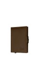 Lupel L698SH Portefeuille porte carte en cuir de vachette et boitier aluminium avec protection RFID