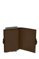 Lupel L698SH Portefeuille porte carte en cuir de vachette et boitier aluminium avec protection RFID