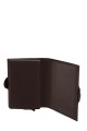 Lupel L698SH Portefeuille porte carte en cuir de vachette et boitier aluminium avec protection RFID