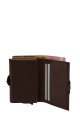Lupel L698SH Portefeuille porte carte en cuir de vachette et boitier aluminium avec protection RFID