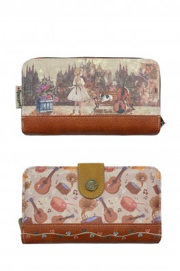 C-061-03-25B Portefeuille porte-monnaie synthétique Sweet & Candy