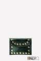 Porte-monnaie Pochette cuir métallisé avec clous rivet ZE-8007-MT