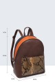 11132-BV Sac à dos synthétique multicolore
