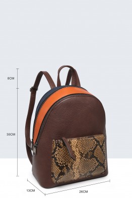 11132-BV Sac à dos synthétique multicolore