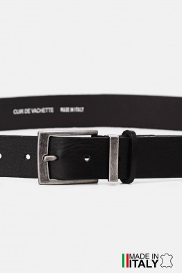 A1517/35 Leather belt - Black