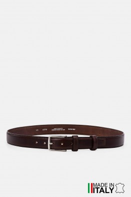 A3710 Ceinture en cuir italien - Marron