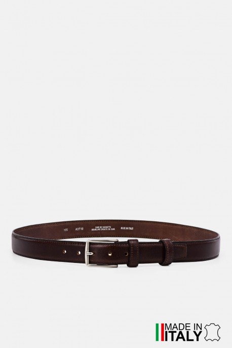 A3710 italian leather belt - Brown