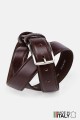 A3710 Ceinture en cuir italien - Marron
