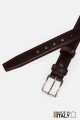 A3710 Ceinture en cuir italien - Marron