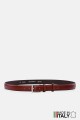 NOS019 italian leather belt - Terracotta