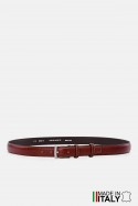 NOS019 italian leather belt - Terracotta