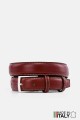 NOS019 italian leather belt - Terracotta