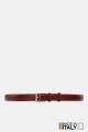 NOS019 CEINTURE EN CUIR Italienne - Brique