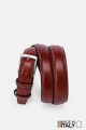 NOS019 CEINTURE EN CUIR Italienne - Brique