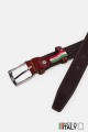 NOS019 italian leather belt - Terracotta