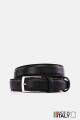 NOS019 CEINTURE EN CUIR Italienne - Noir