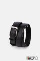NOS021 CEINTURE EN CUIR Italienne - Noir