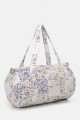 BG-6723 textile duffel diaper bag with liberty flower pattern