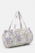 BG-6723 textile duffel diaper bag with liberty flower pattern